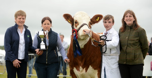 James Kelly, Winner of the Junior YISA Class at Tullamore Show