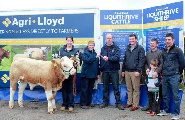 Pictured at the launch of the Agri Lloyd Sponsorship of the Western Club Yearling Finals which takes place at Ballinrobe Show area Elaine Hennelly, Ann Corcoran Club Secretary, Ian Henry Agri Lloyd, John Anderson, Eddie Cronin & Chris Meehan.